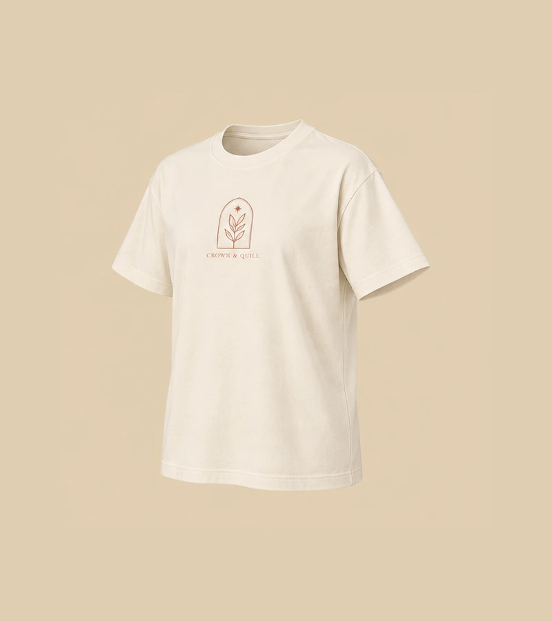 Arc Ivory Botanical T-Shirt ring7 concept, not real product photography
